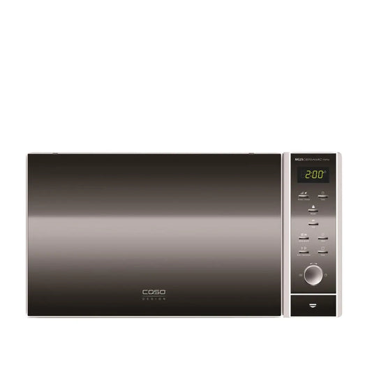 CASO Design | Microwave oven with Grill | MG25 Ceramic menu | 25 L | 900 W | Black | Silver