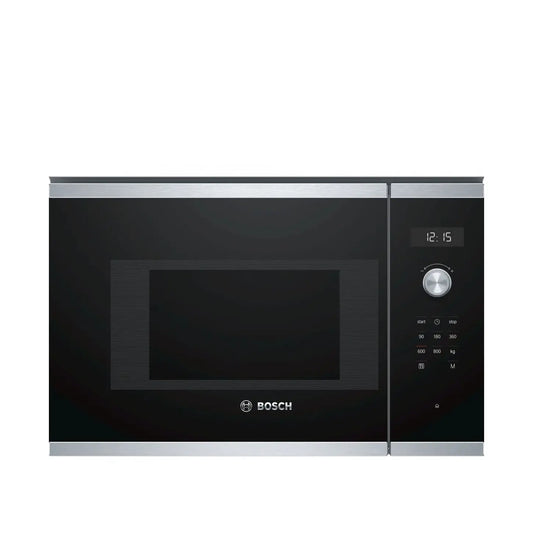 Bosch Serie | 6 | Microwave Oven | BFL524MS0 | Built-in | 20 L | 800 W | Black | Silver