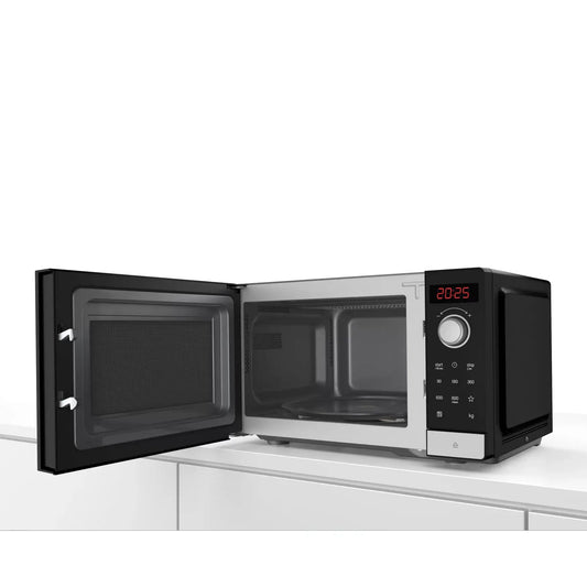 Bosch Serie | 2 | Microwave Oven | FFL023MS2 | 20 L | 800 W | Black | Silver