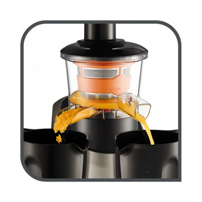 TEFAL | Slow Juicer | ZC255B38 | 200 W | 82 RPM | Silver/ black