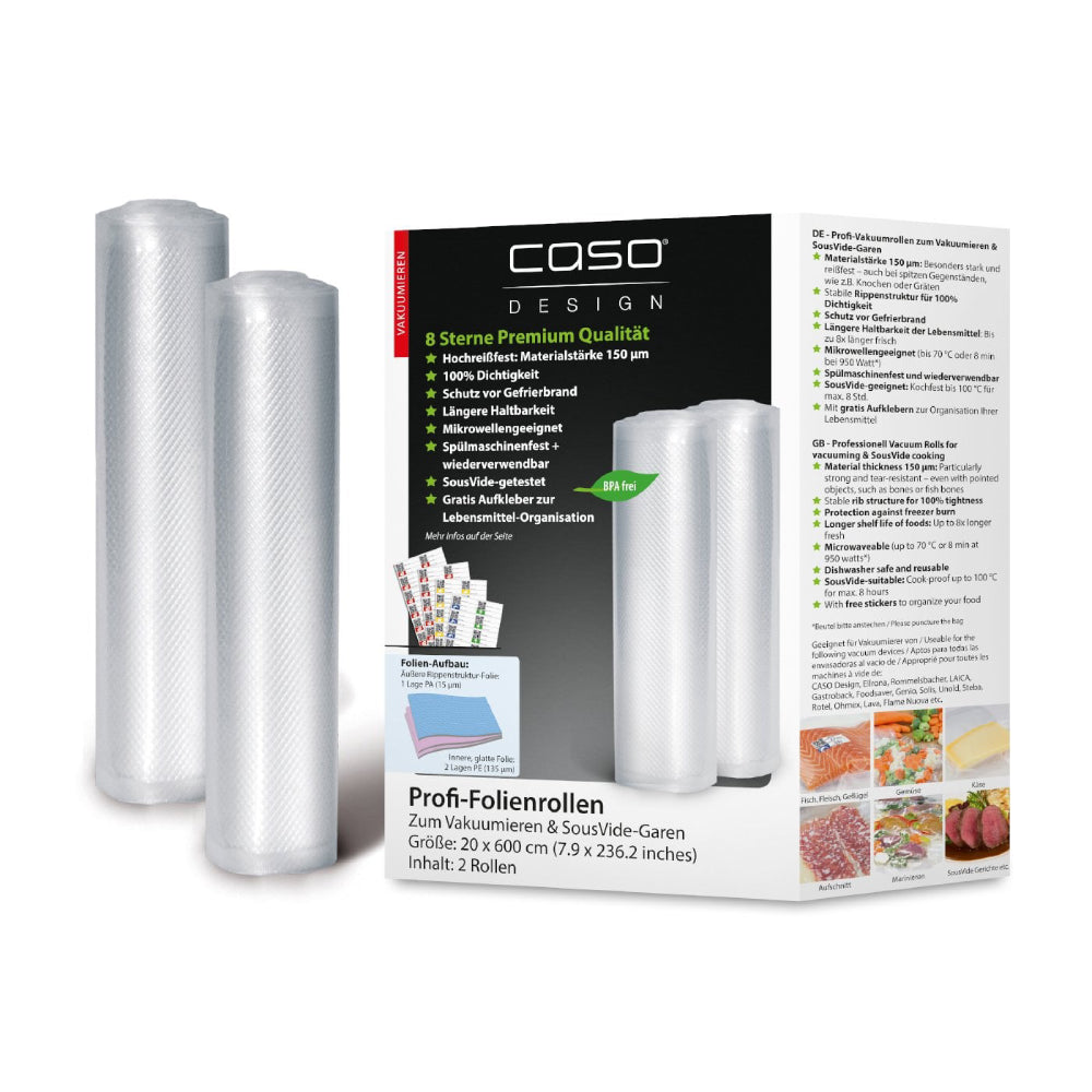 Caso | Vacuum Rolls | 01221 | 2 pcs