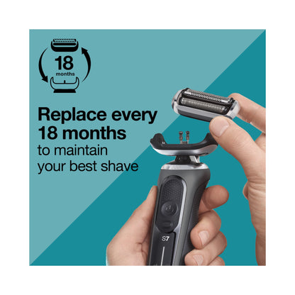 Braun | Replacement Heads | 74S SILV S7 | Series 7 | Silver