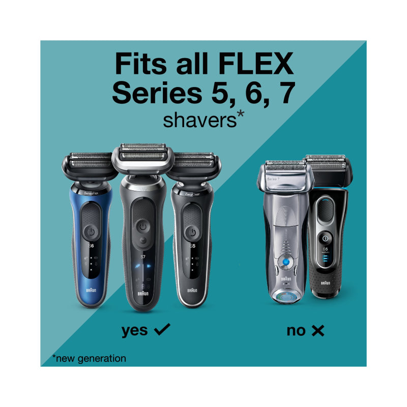 Braun | Replacement Heads | 74S SILV S7 | Series 7 | Silver