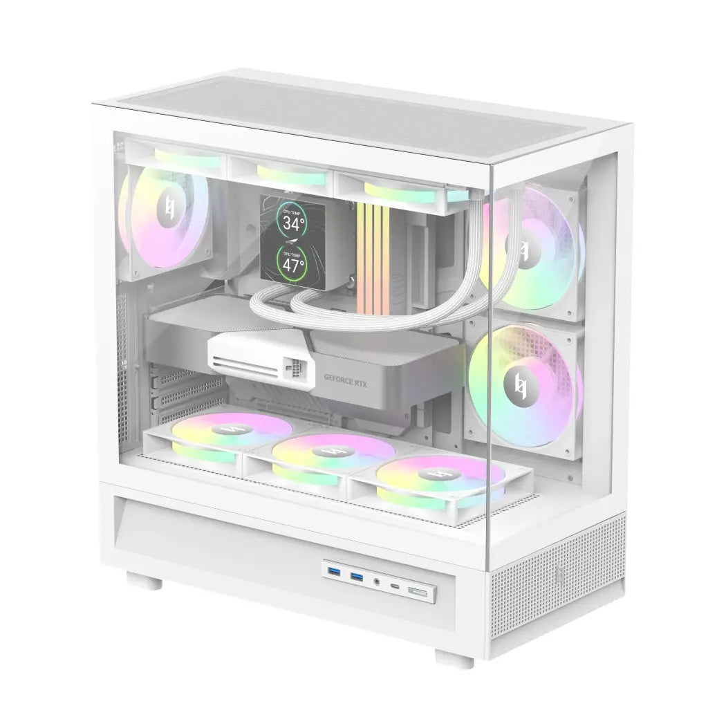 Gamemax | Case | NEX C51 WH | ATX/BTF | White
