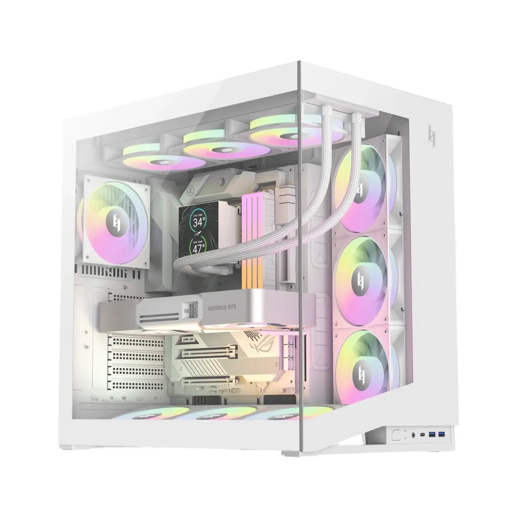 Gamemax | Case | NEX C56 WH | ATX | White