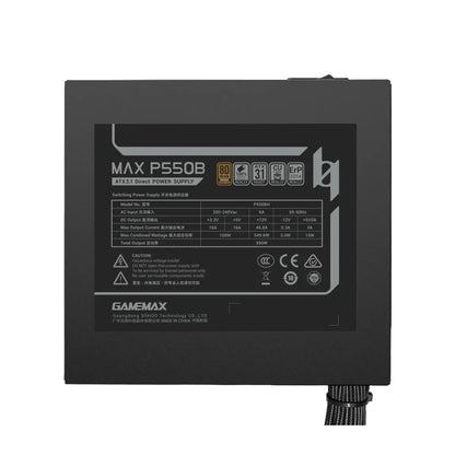 Gamemax | PSU | MAX P550B | 550 W | Bronze | Non-Modular