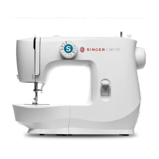 Singer | M2105 | Sewing Machine | 8 stitches | 4-step Buttonhole | Free arm | White
