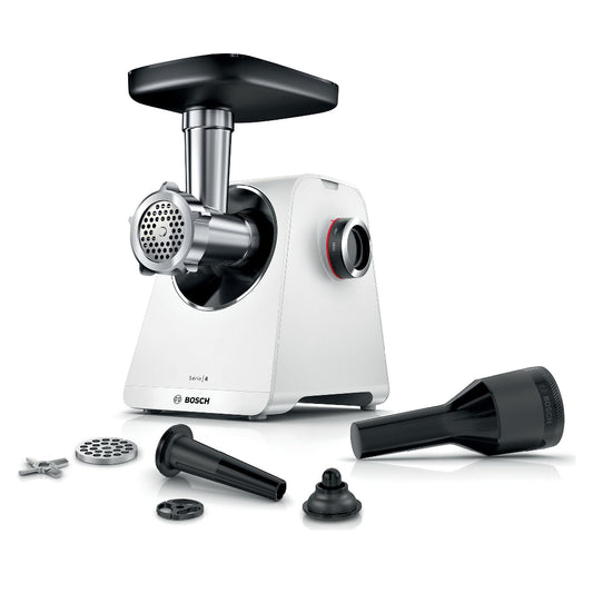 Bosch | MFWS607W | Meat mincer | 2100W | 3.5 kg/min | Reverse | 2 speeds | White
