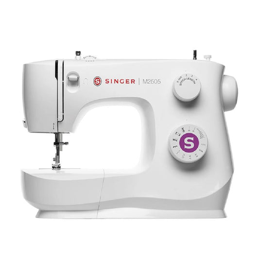 Singer | M2505 | Sewing Machine | 10 stitches | 4-step Buttonhole | Free arm | White