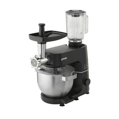 Gorenje | MMC1000SCB | Kitchen machine | 1000W | 6L | 12 speeds | Black / Silver