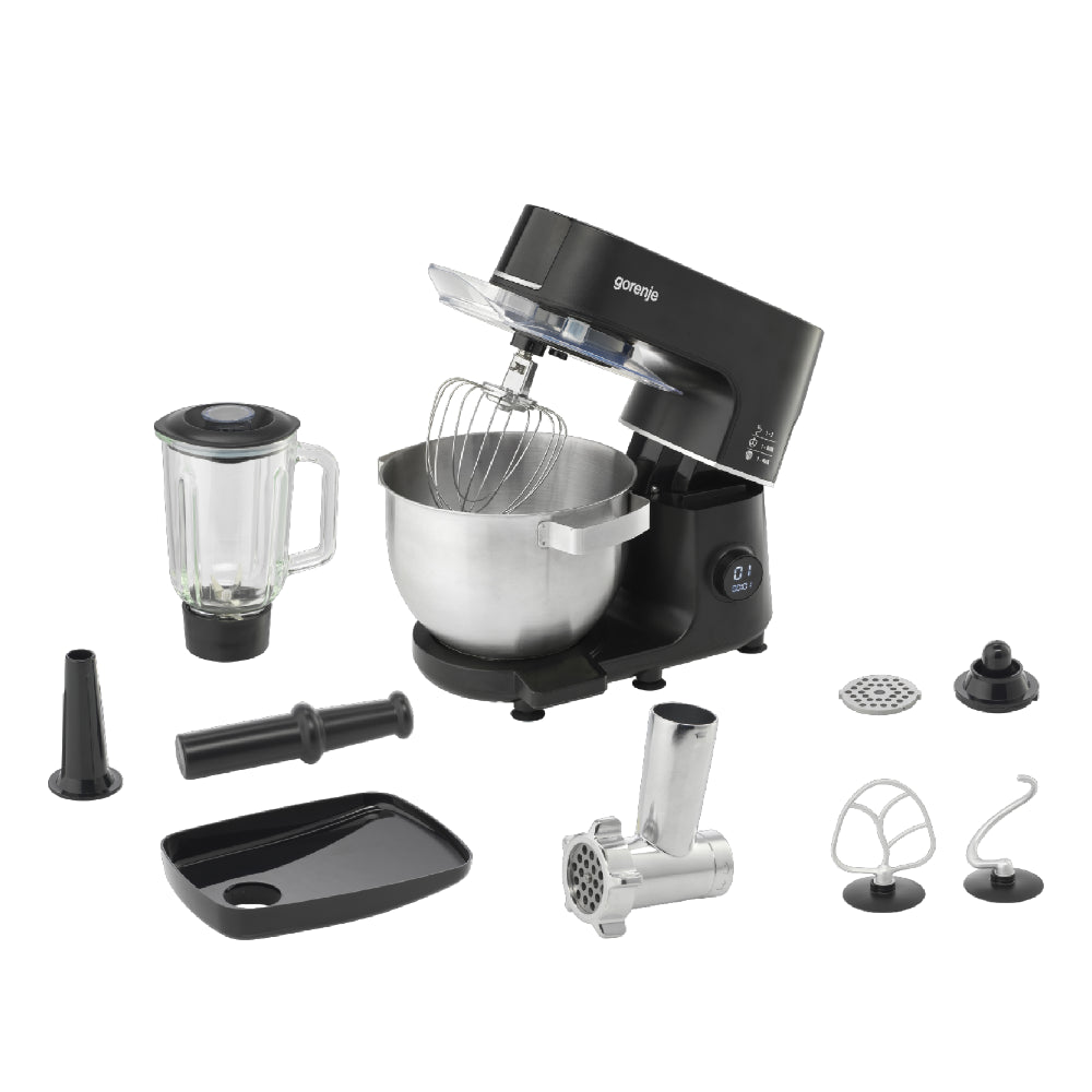 Gorenje | MMC1000SCB | Kitchen machine | 1000W | 6L | 12 speeds | Black / Silver