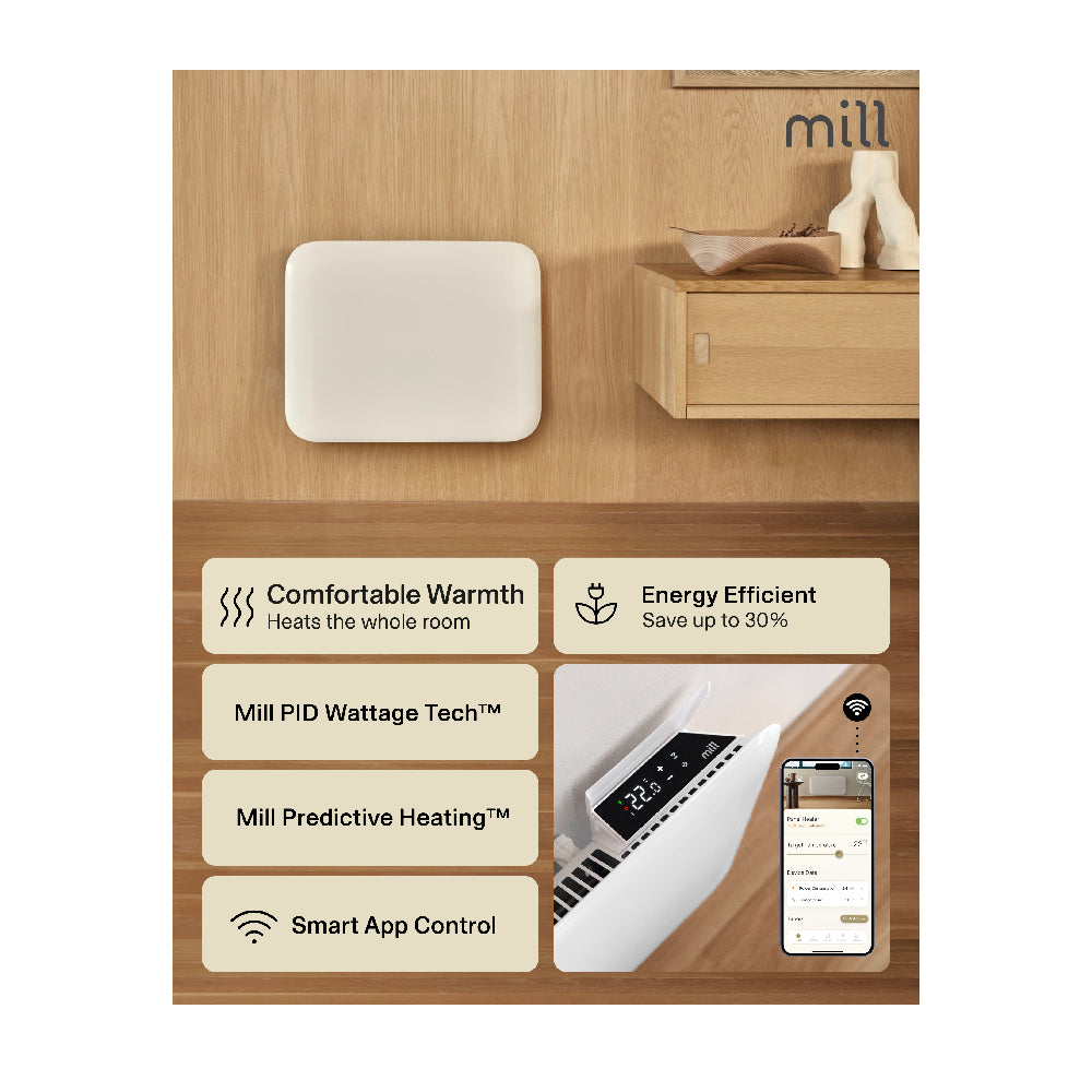 Mill | PA400WIFI4 | Panel Heater | 400W | WiFi | IPX4 | White