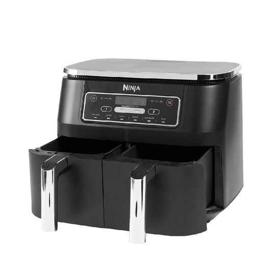 Ninja | AF300EU | Air Fryer | 2400W | 7.6L | DualZone | 6 programs | Black
