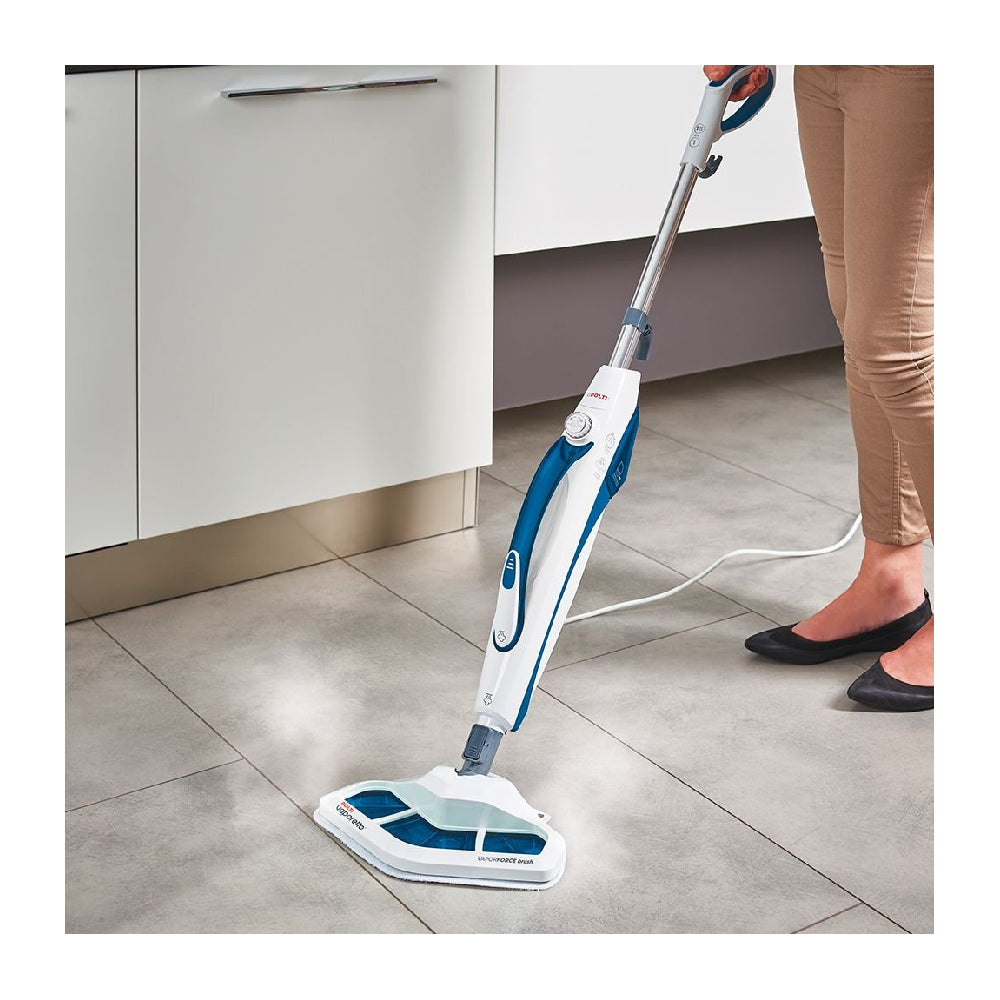 Polti | PTEU0296 | Steam mop | 1500W | 2 in 1 | 7.5m | White / Blue