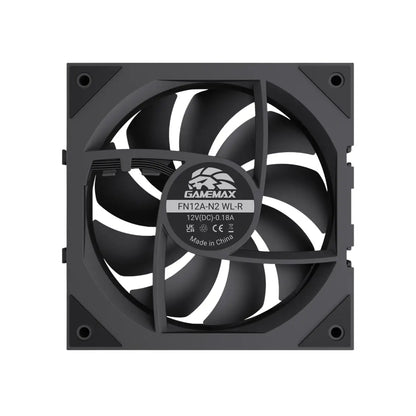 Gamemax | Case fan | FN12A-N2 WL-R | Black