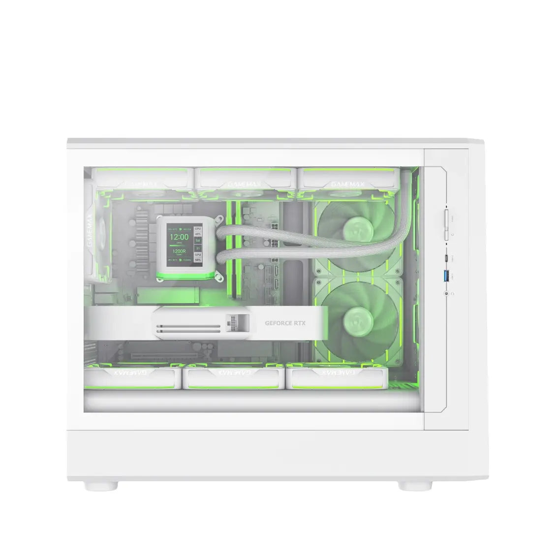 Gamemax | Case | CLAW 360 WH | M-ATX | White