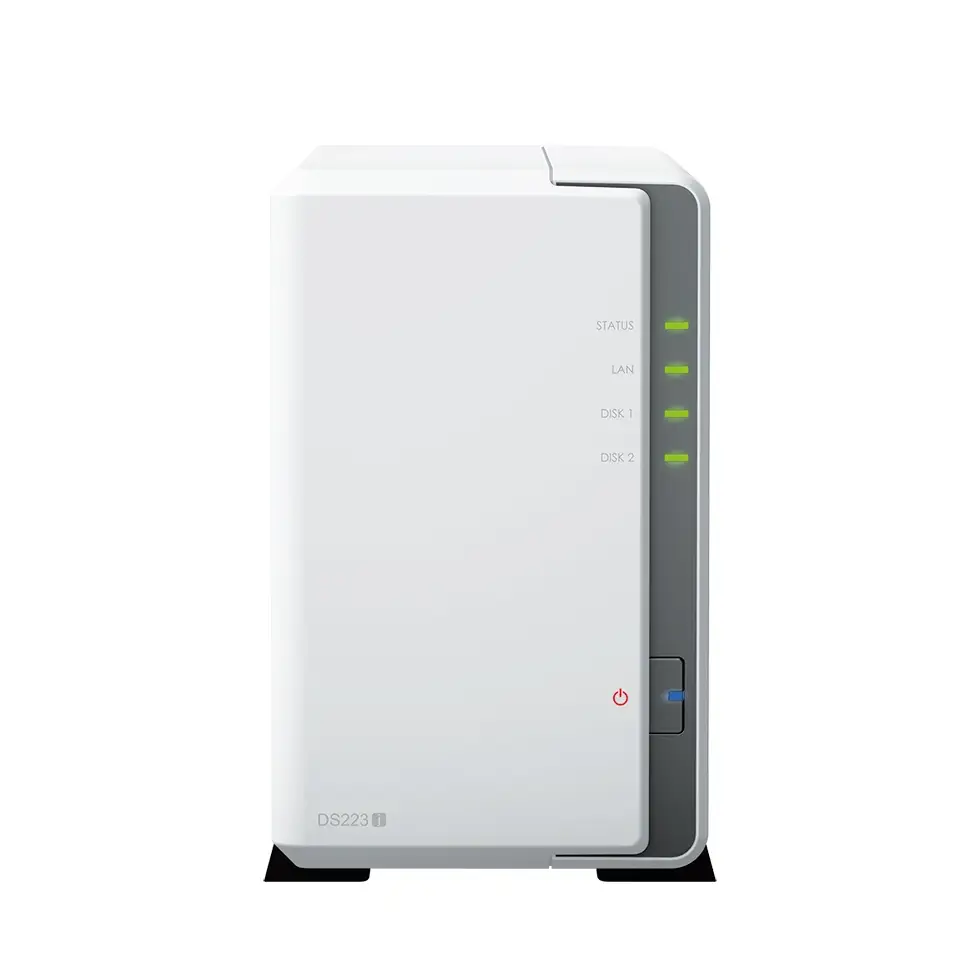 Synology | Tower NAS | DS223j | RTD1619B | Realtek | 1 GB | DDR4