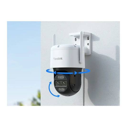 Reolink | 4K Wi-Fi 6 Dual-Lens Security Camera | TrackMix Series W760 | 512 GB