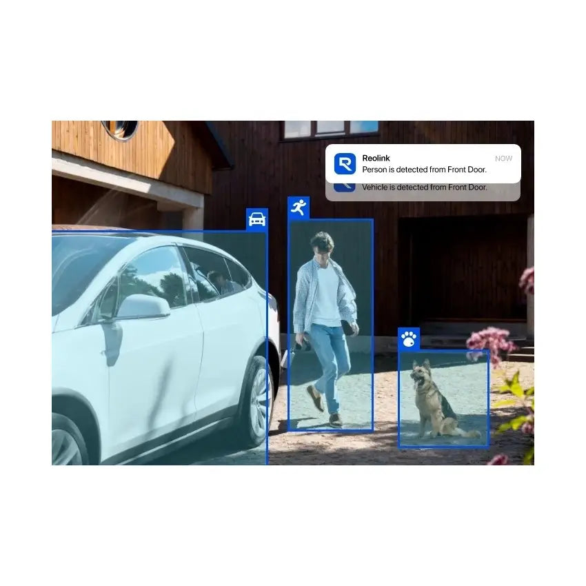 Reolink | 4K Wi-Fi 6 Dual-Lens Security Camera | TrackMix Series W760 | 512 GB