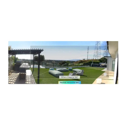 Reolink | 4 Pro 4K 180° Dual-Lens WiFi 6 Battery Camera | B740X Argus | MicroSD, Max. 512GB