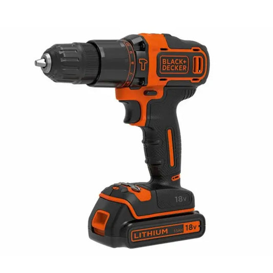 BLACK & DECKER |Cordless Drill/Driver | BDCHD18KB-QW | 18 V | 2x1.5 Ah | Li-Ion