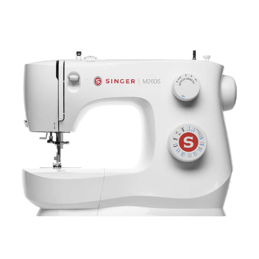 Singer | M2605 | Sewing Machine | 12 Stitches | 4-step | LED | White