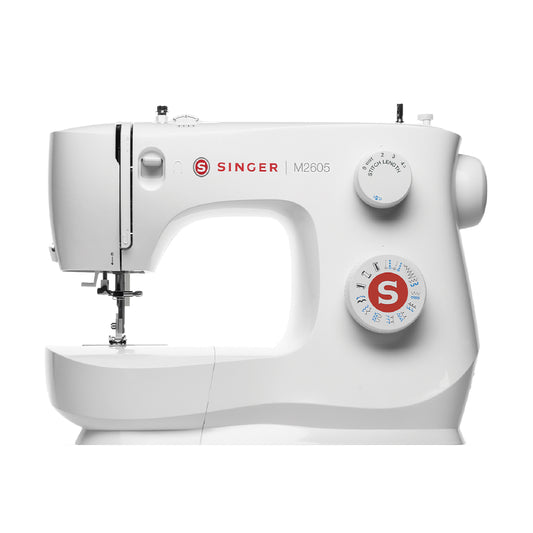 Singer | M2605 | Sewing Machine | 12 Stitches | 4-step | LED | White