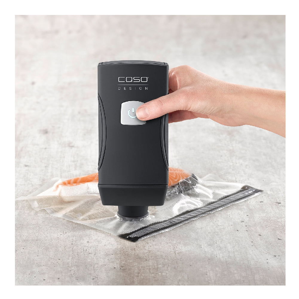 CASO Design | 01336 | Handheld vacuum bag sealer | 20W | 12 L/min | Pro Set | Black