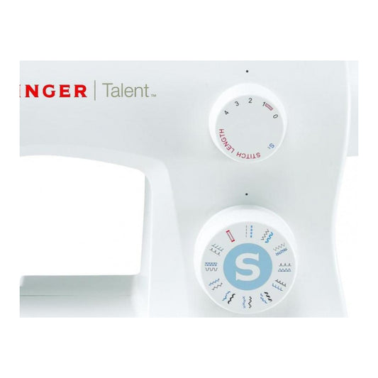 Singer | SMC 3323 | Sewing Machine | 23 Stitches | 1-step | Horizontal Shuttle | White