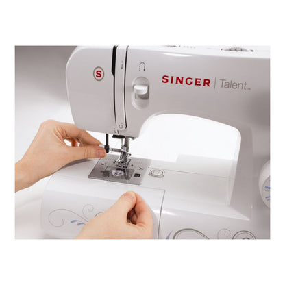 Singer | SMC 3323 | Sewing Machine | 23 Stitches | 1-step | Horizontal Shuttle | White