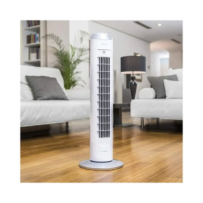 Cecotec | Cooling fan | EnergySilence 8090 Skyline | Tower | 60 W | Silver | White