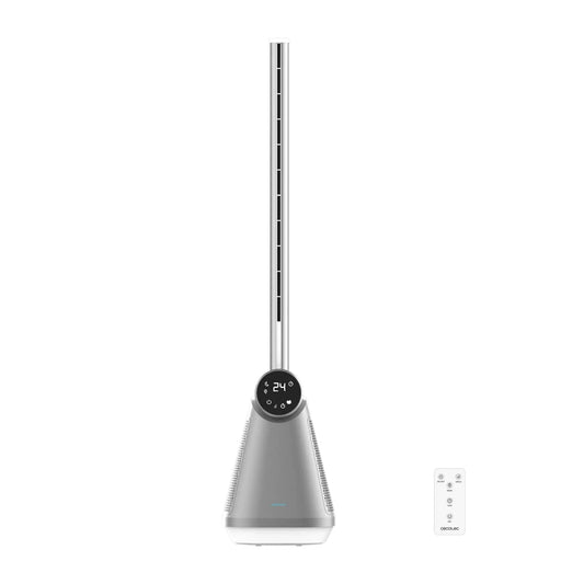 Cecotec | Bladeless cooling fan | EnergySilence 9890 Skyline Bladeless | Tower | 50 W | Grey | White