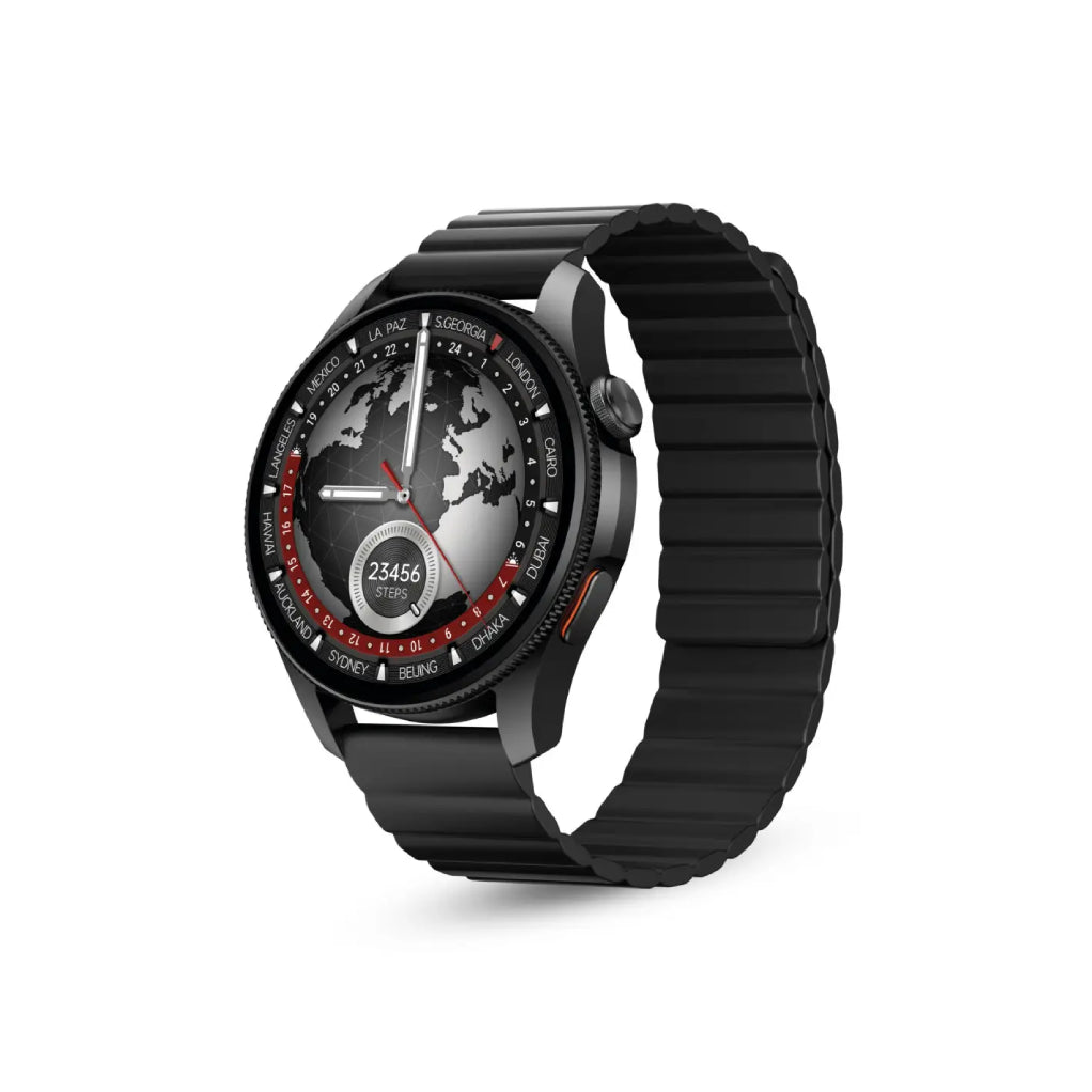 KSIX | Horizon Smartwatch | GPS | 1.43" AMOLED | Bluetooth Calls | 3 ATM | Black