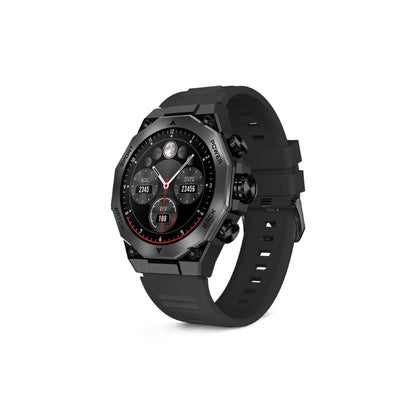 KSIX | Titanium Smartwatch | BXSW21N | 1.43" AMOLED | Bluetooth Calls | IP67 | Black