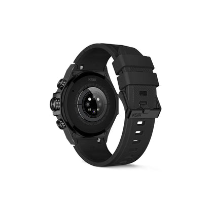 KSIX | Titanium Smartwatch | BXSW21N | 1.43" AMOLED | Bluetooth Calls | IP67 | Black