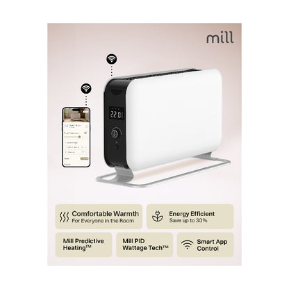 Mill | CO1500MAXWIFI3 | Convection Heater | 1500W | WiFi | IPX4 | White