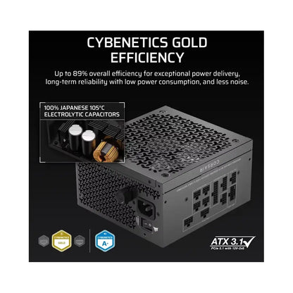 Corsair | Fully Modular ATX Power Supply (EU) | RM850x SHIFT | 850 W | Black
