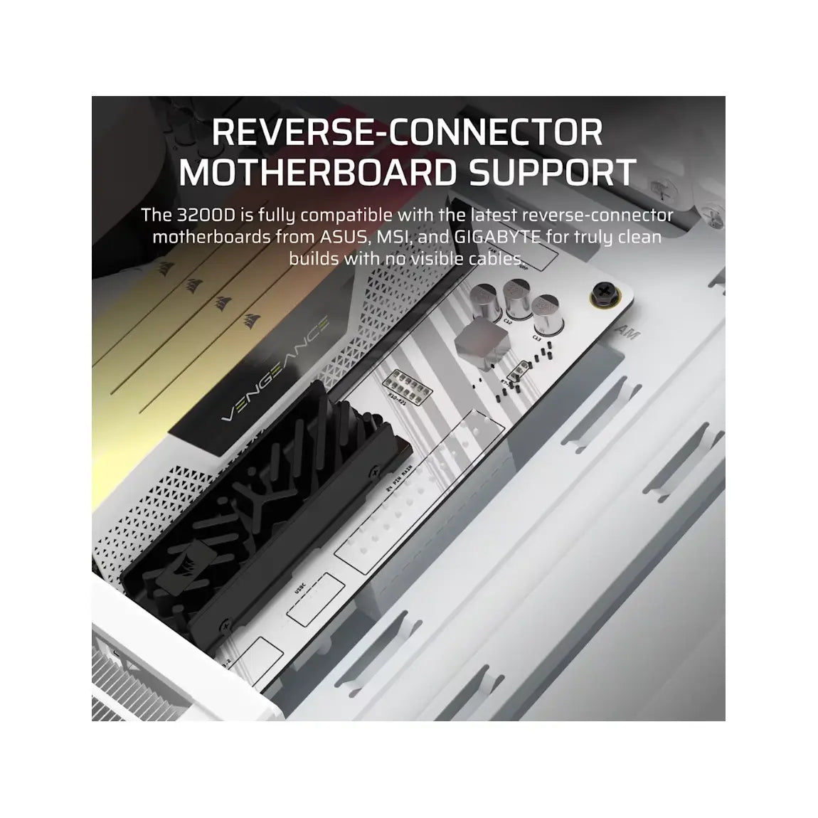 Corsair | PC Case | 3200D RS | Mid-Tower | White