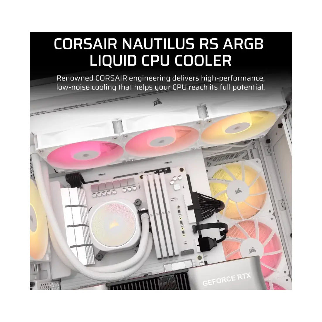 Corsair | Liquid CPU Cooler | 360 RS ARGB | White