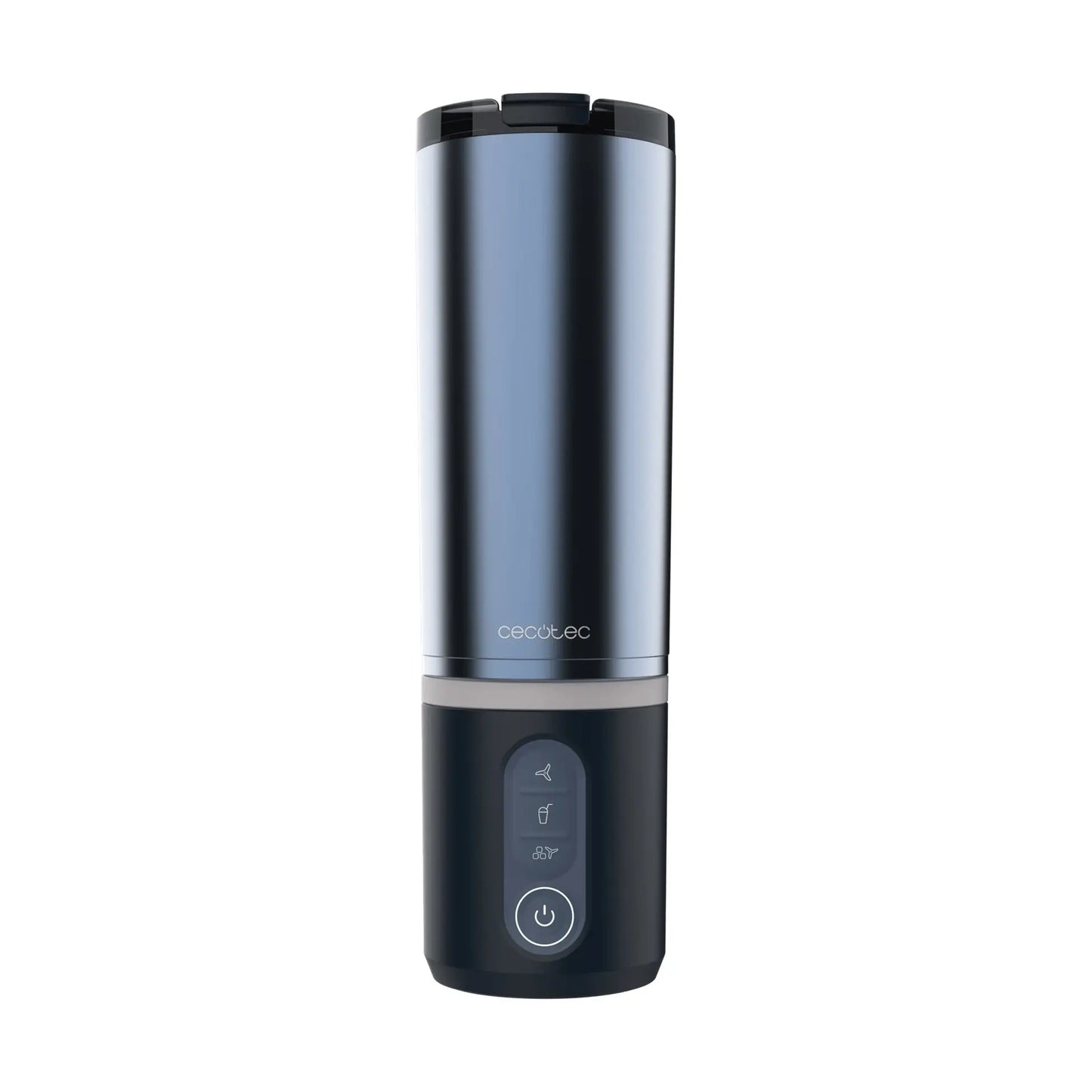 Cecotec | Blender | Power Titanium Shake2Go | Portable | 180 W | 0.6 L | Dark Steel