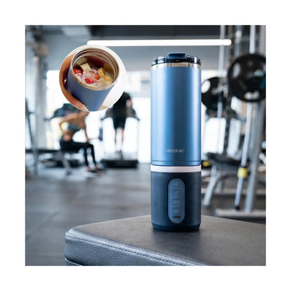 Cecotec | Blender | Power Titanium Shake2Go | Portable | 180 W | 0.6 L | Dark Steel