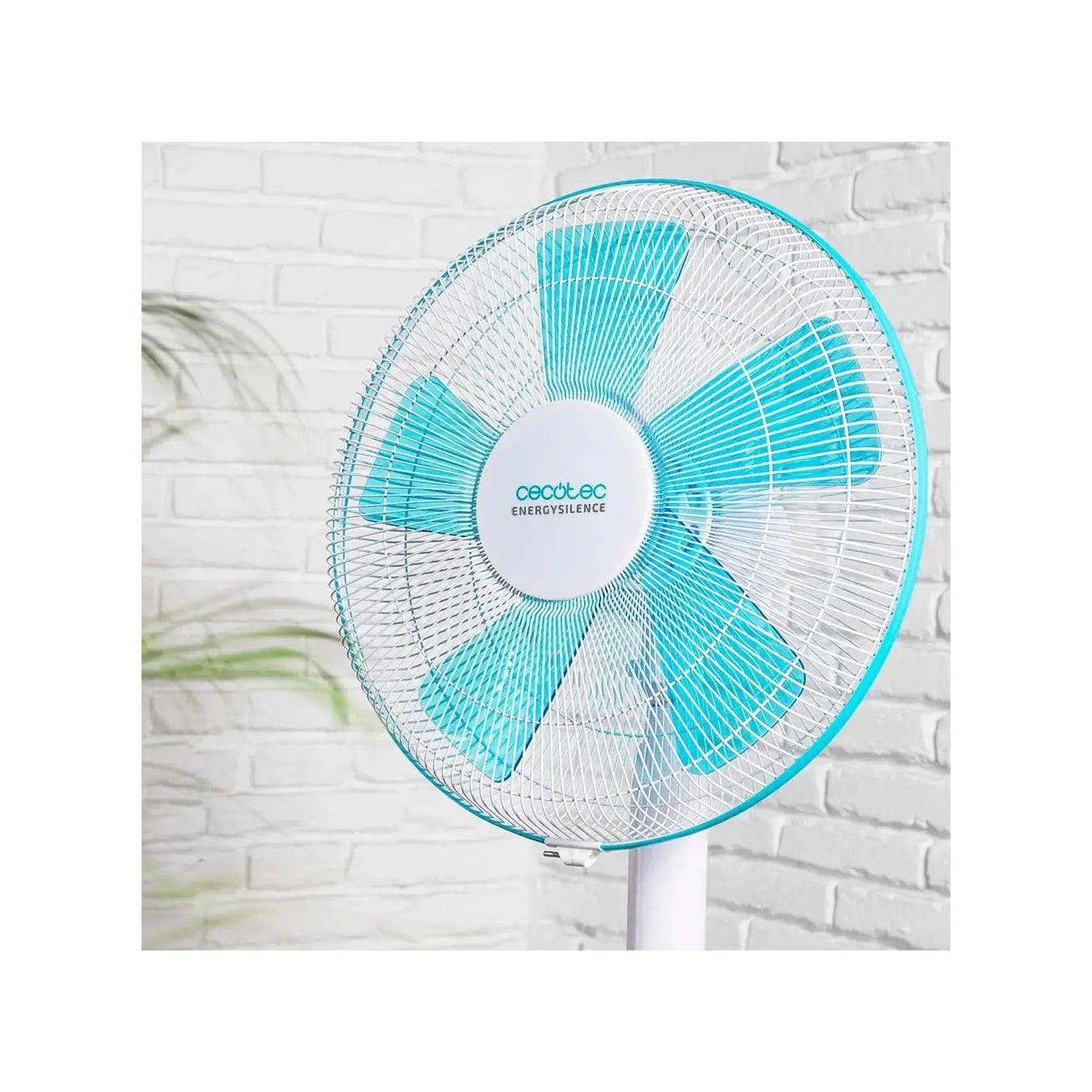 Cecotec | Cooling fan | EnergySilence 500 | Floor-standing | 40 W | Blue | Silver | White