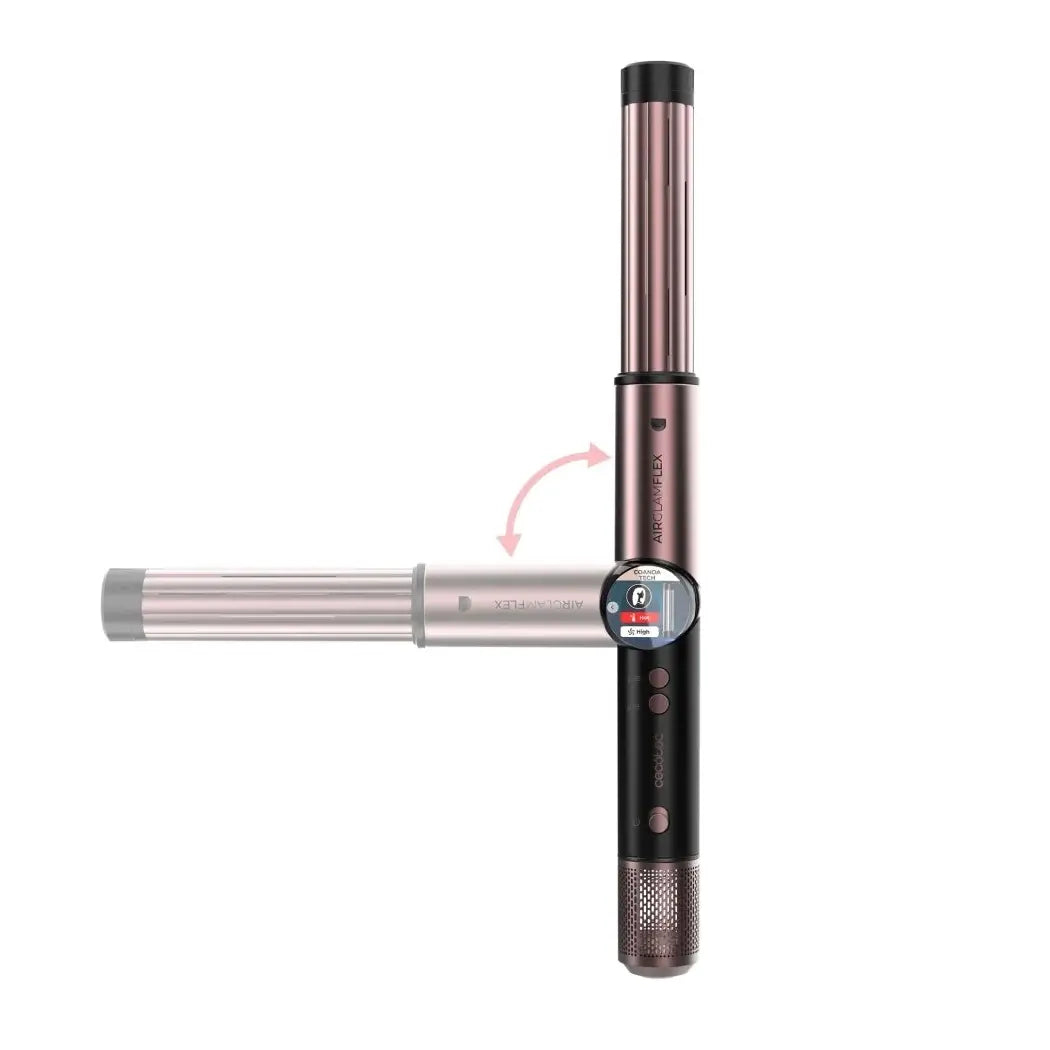 Cecotec | Hair dryer/hair styler | AirGlam 14in1 Flex | 1400 W | Black