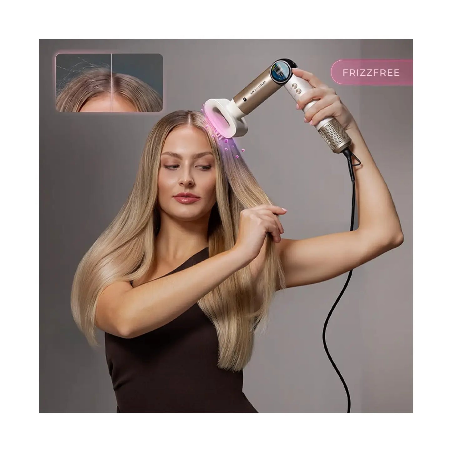Cecotec | Hair dryer/hair styler | AirGlam 14in1 Flex | 1400 W | Black