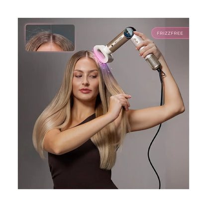 Cecotec | Hair dryer/hair styler | AirGlam 14in1 Flex | 1400 W | Black