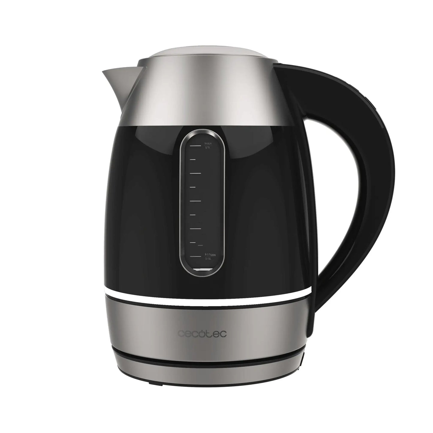 Cecotec | Kettle | Thermosense 400 VisionLight | 1.7 L | Black | Silver