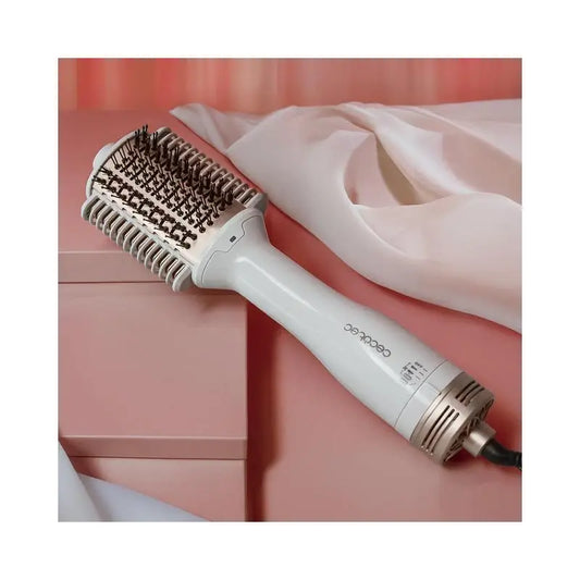 Cecotec | Brosse lissante/sèche-cheveux | Air DryBold | 1200 W | Or | Blanc