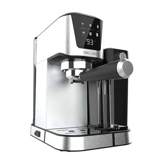 Cecotec | Coffee machine with cappuccinatore | Power Espresso 20 Cream | Semi-automatic | Black | Silver