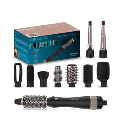 Cecotec | Hair dryer/hair styler | 10in1 Styler | 1000 W | Black