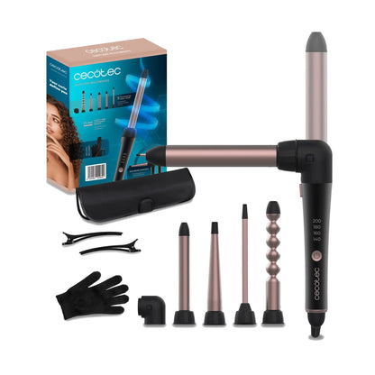 Cecotec | Curling iron | SurfCare MultiWaves | 46 W | Black